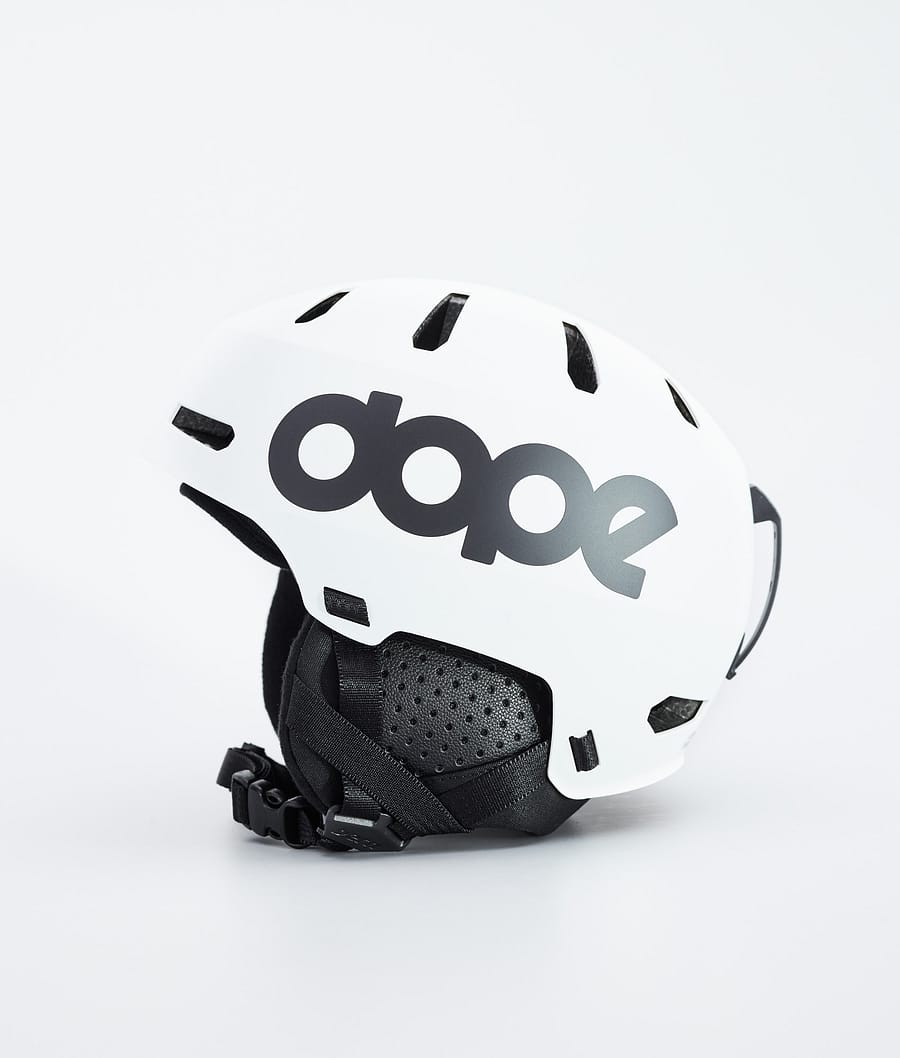 Dope Macon 2.0 Dope Classic Ski Helmet Matte White w/ Black Liner