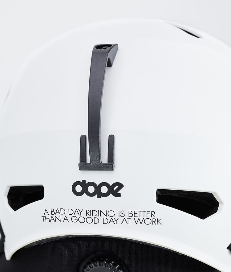 Macon 2.0 Dope Classic 2022 Ski Helmet Matte White w/ Black Liner, Image 5 of 7