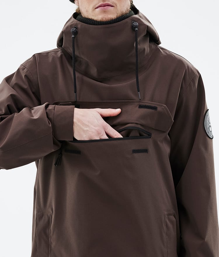 Blizzard 2022 Kurtka Snowboardowa Mężczyźni Brown, Zdjęcie 9 z 9