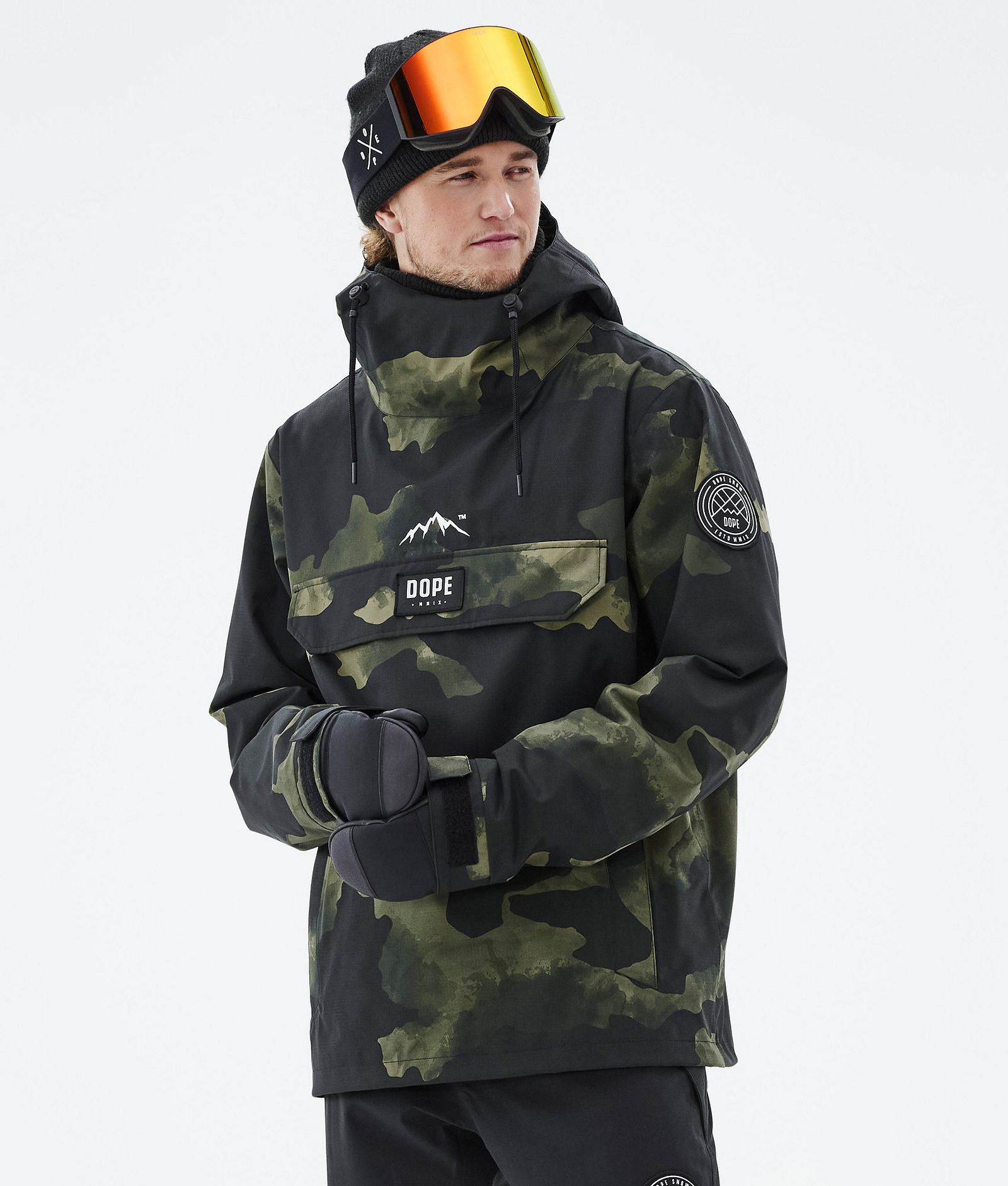 Dope Blizzard 2022 Snowboard Jacket Men Green Camo | Dopesnow.com