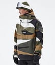 Dope Blizzard 2022 Ski Jacket Men Shards Gold Olive