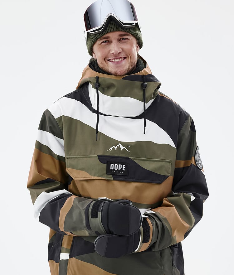 Blizzard 2022 Giacca Snowboard Uomo Shards Gold Olive, Immagine 2 di 9
