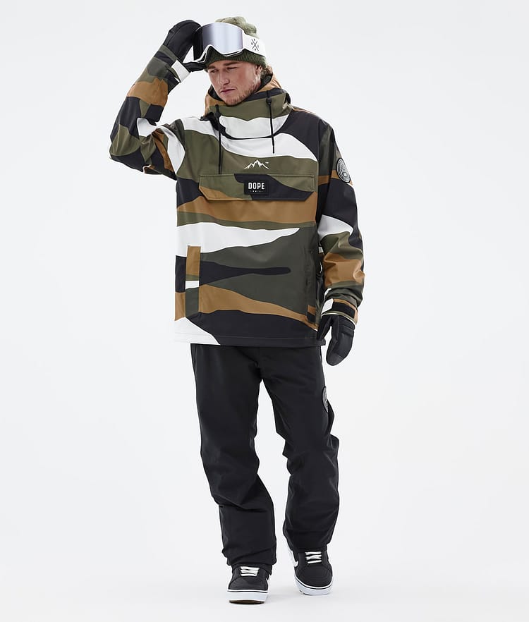 Blizzard 2022 Giacca Snowboard Uomo Shards Gold Olive, Immagine 3 di 9