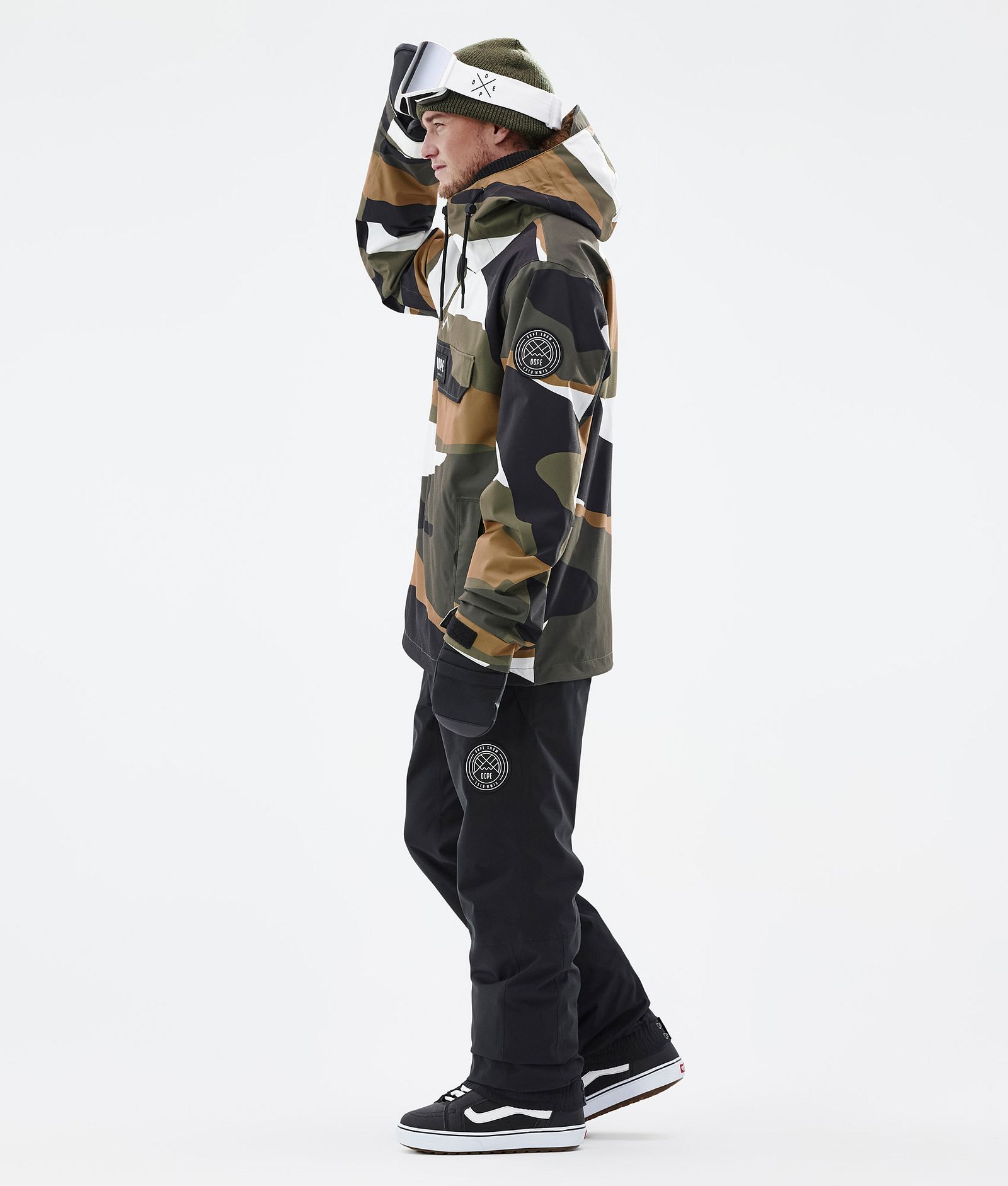 Blizzard 2022 Giacca Snowboard Uomo Shards Gold Olive, Immagine 4 di 9