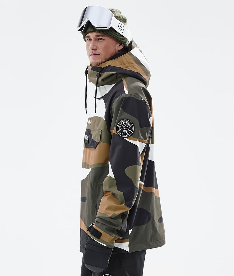Blizzard 2022 Giacca Snowboard Uomo Shards Gold Olive, Immagine 6 di 9