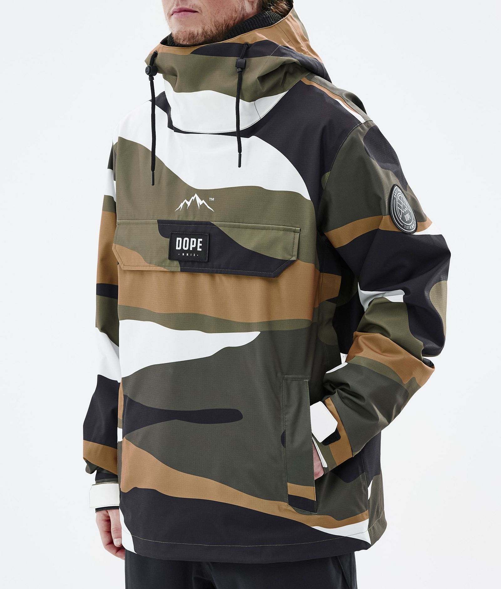 Blizzard 2022 Giacca Snowboard Uomo Shards Gold Olive, Immagine 8 di 9