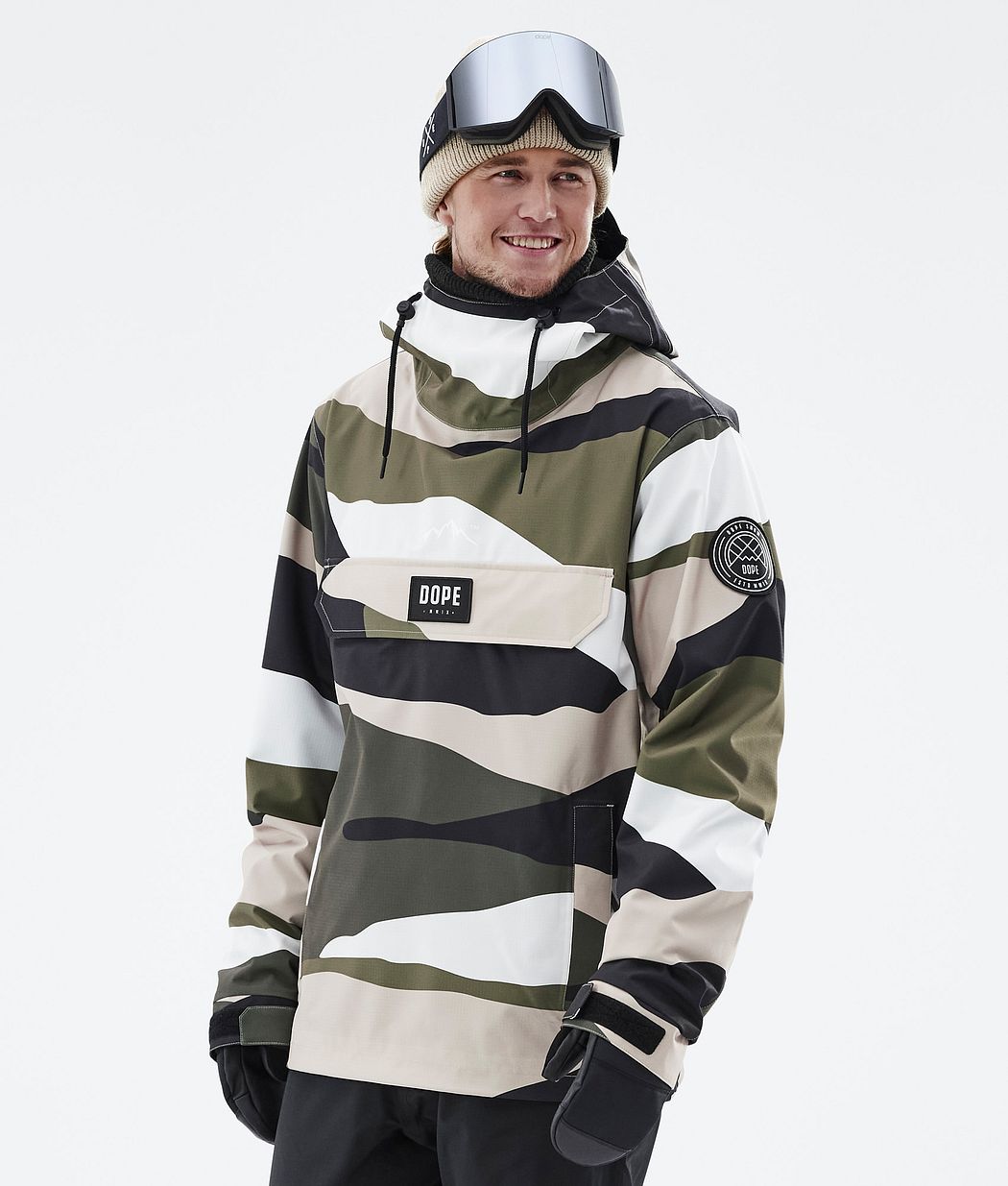 Dope Blizzard 2022 Snowboard Jacket Men Shards Sand Olive | Dopesnow.com