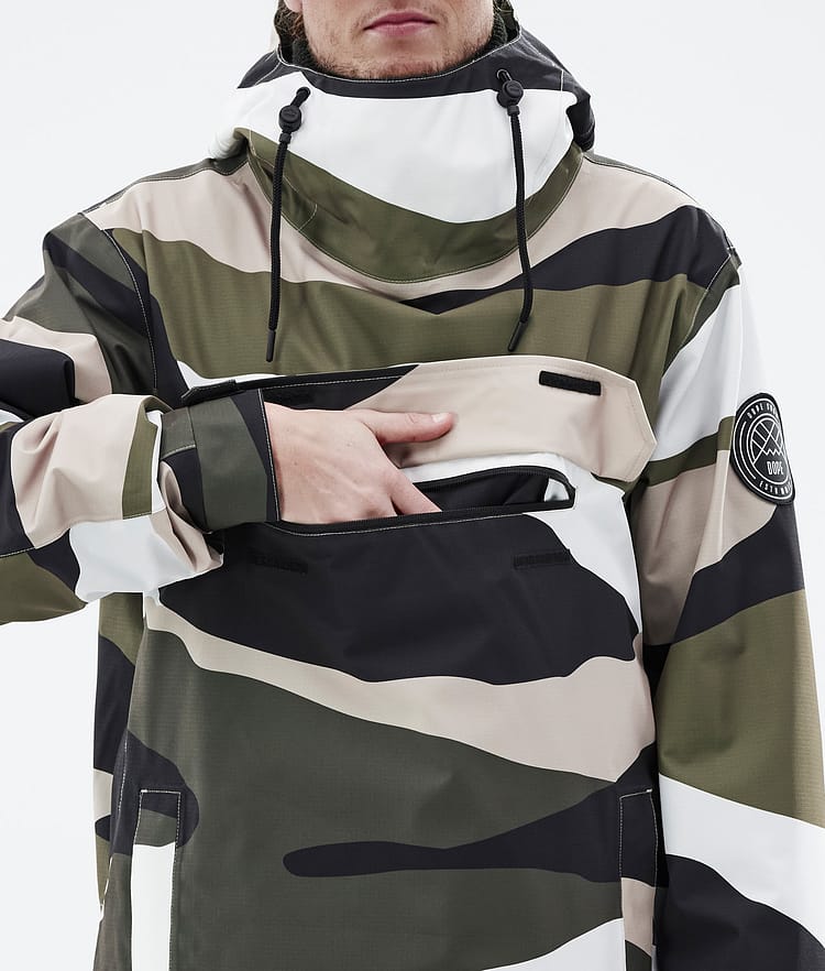 Blizzard 2022 Snowboardjacke Herren Shards Sand Olive, Bild 9 von 9