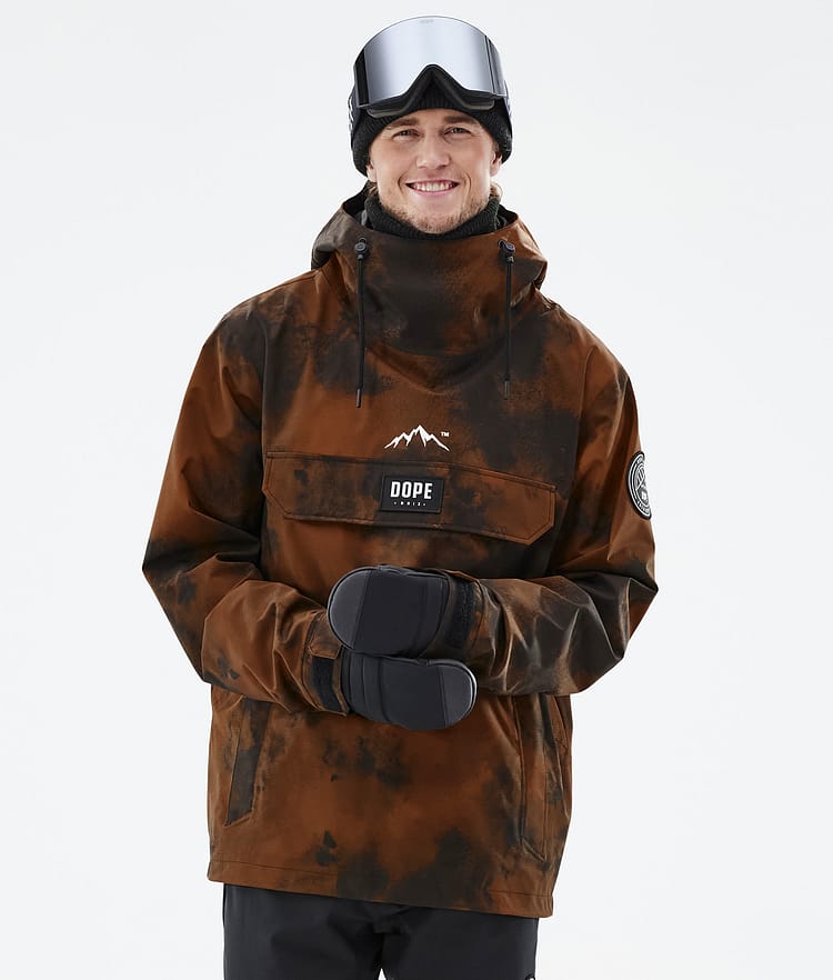 Dope Blizzard 2022 Snowboard Jacket Men Smudge Orange | Dopesnow.com