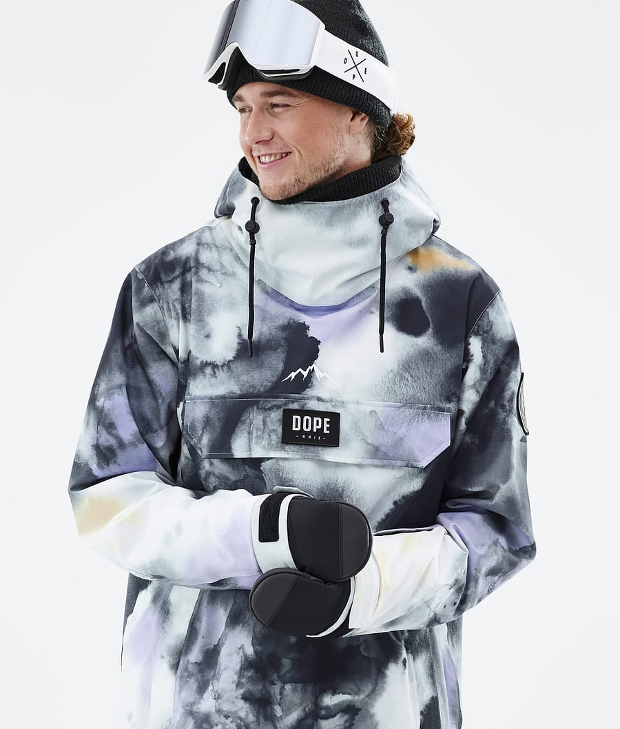 Blizzard 2022 Snowboard Jacket Men Tiedye Black Purple