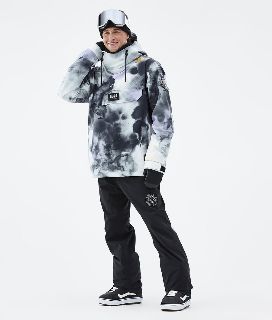 Blizzard 2022 Snowboard Jacket Men Tiedye Black Purple