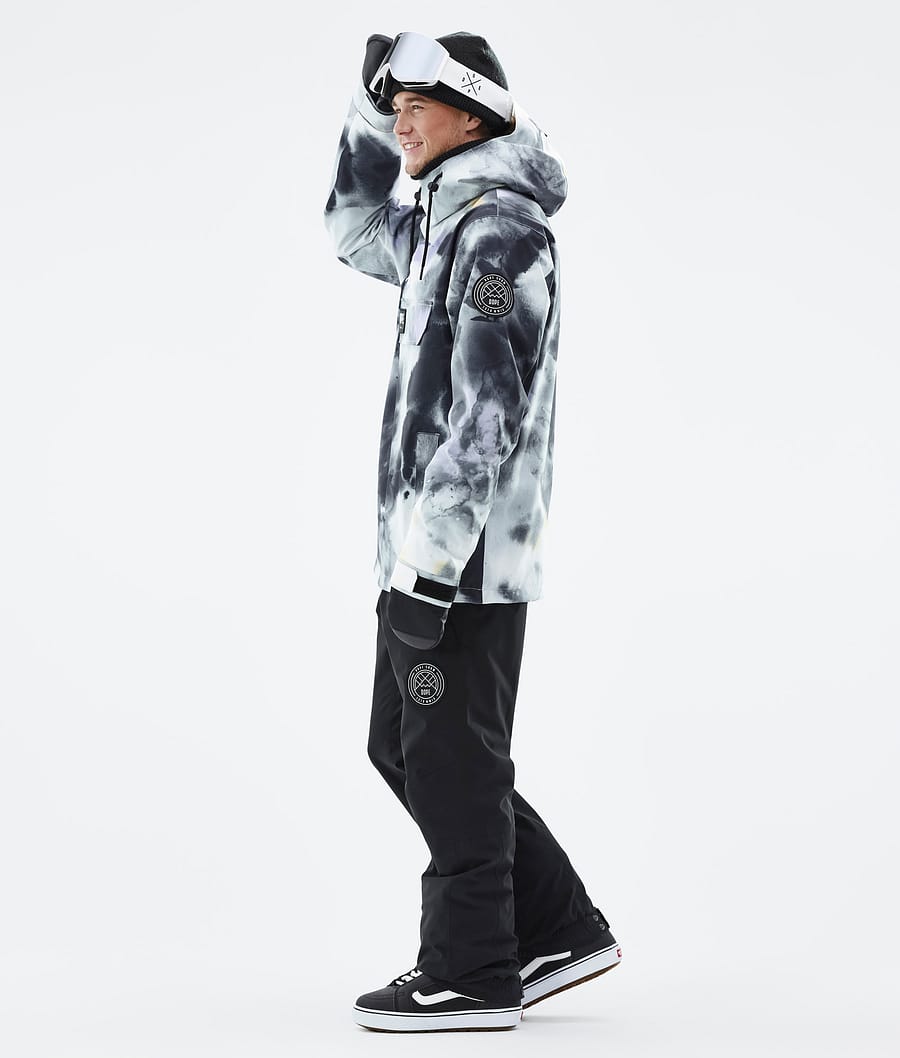 Blizzard 2022 Snowboard Jacket Men Tiedye Black Purple