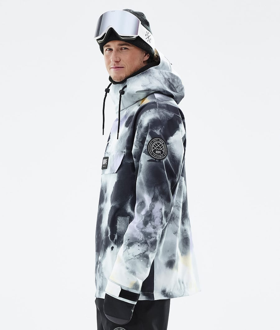 Blizzard 2022 Snowboard Jacket Men Tiedye Black Purple
