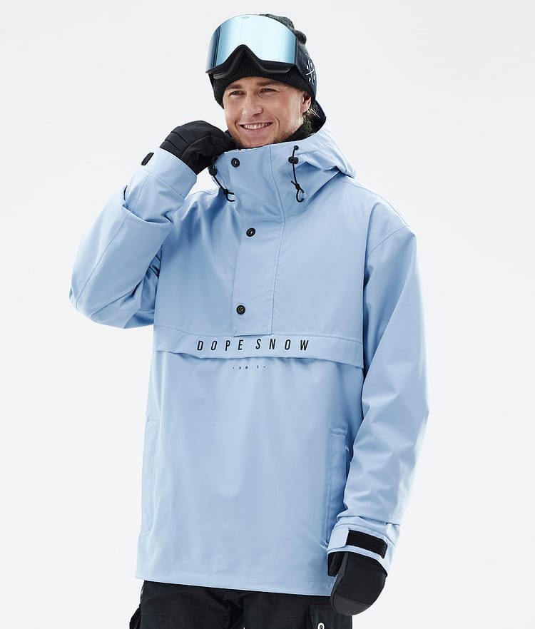 teal ski jacket