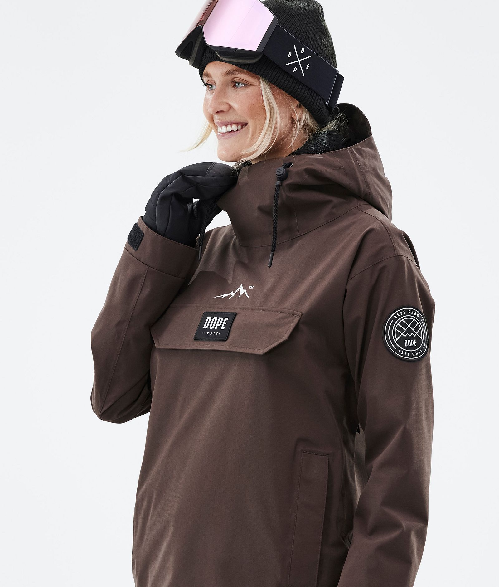 Blizzard W 2022 Snowboardjakke Dame Brown Renewed, Billede 2 af 9