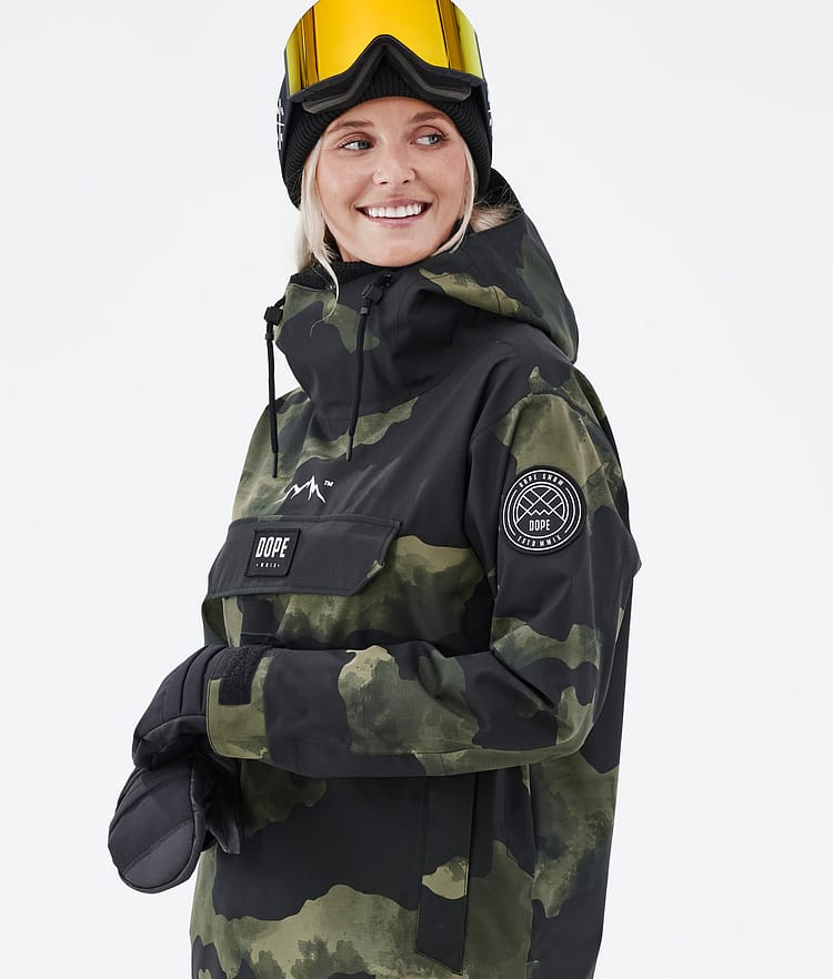 Blizzard W 2022 Snowboard Jacket Women Green Camo, Image 2 of 9