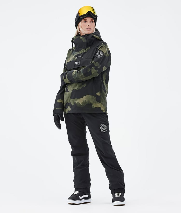 Blizzard W 2022 Bunda na Snowboard Dámské Green Camo Renewed, Obrázek 3 z 9