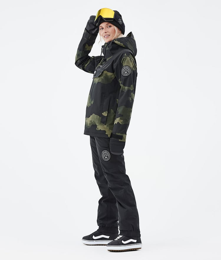 Blizzard W 2022 Bunda na Snowboard Dámské Green Camo Renewed, Obrázek 4 z 9