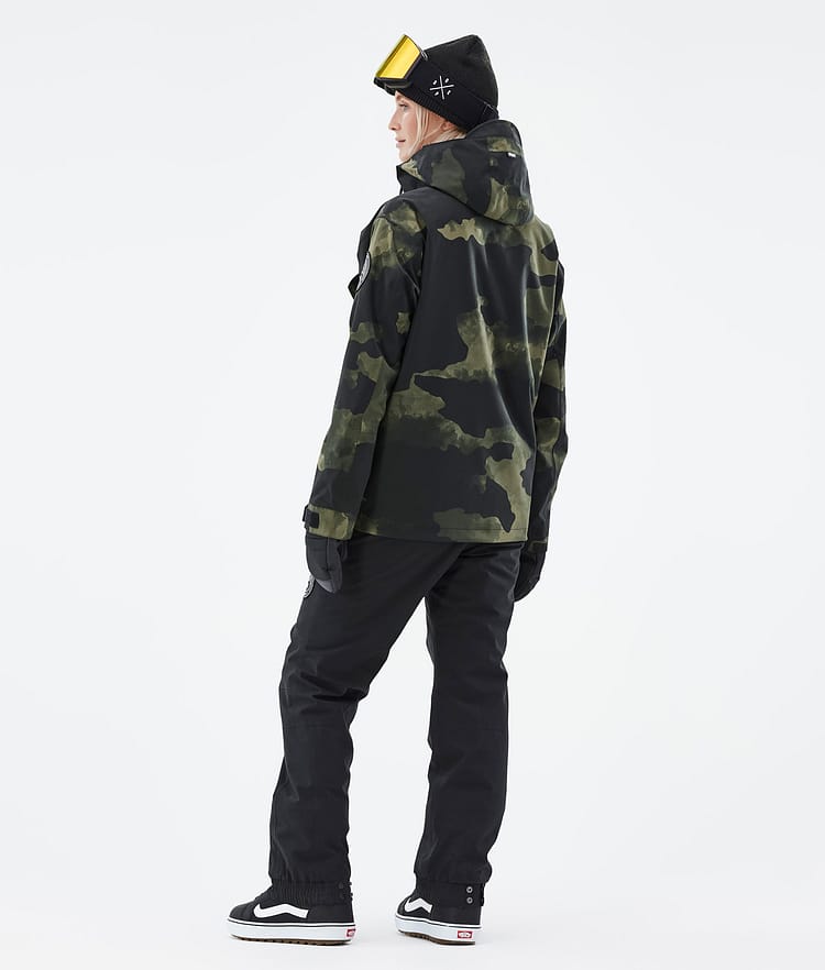 Blizzard W 2022 Bunda na Snowboard Dámské Green Camo Renewed, Obrázek 5 z 9