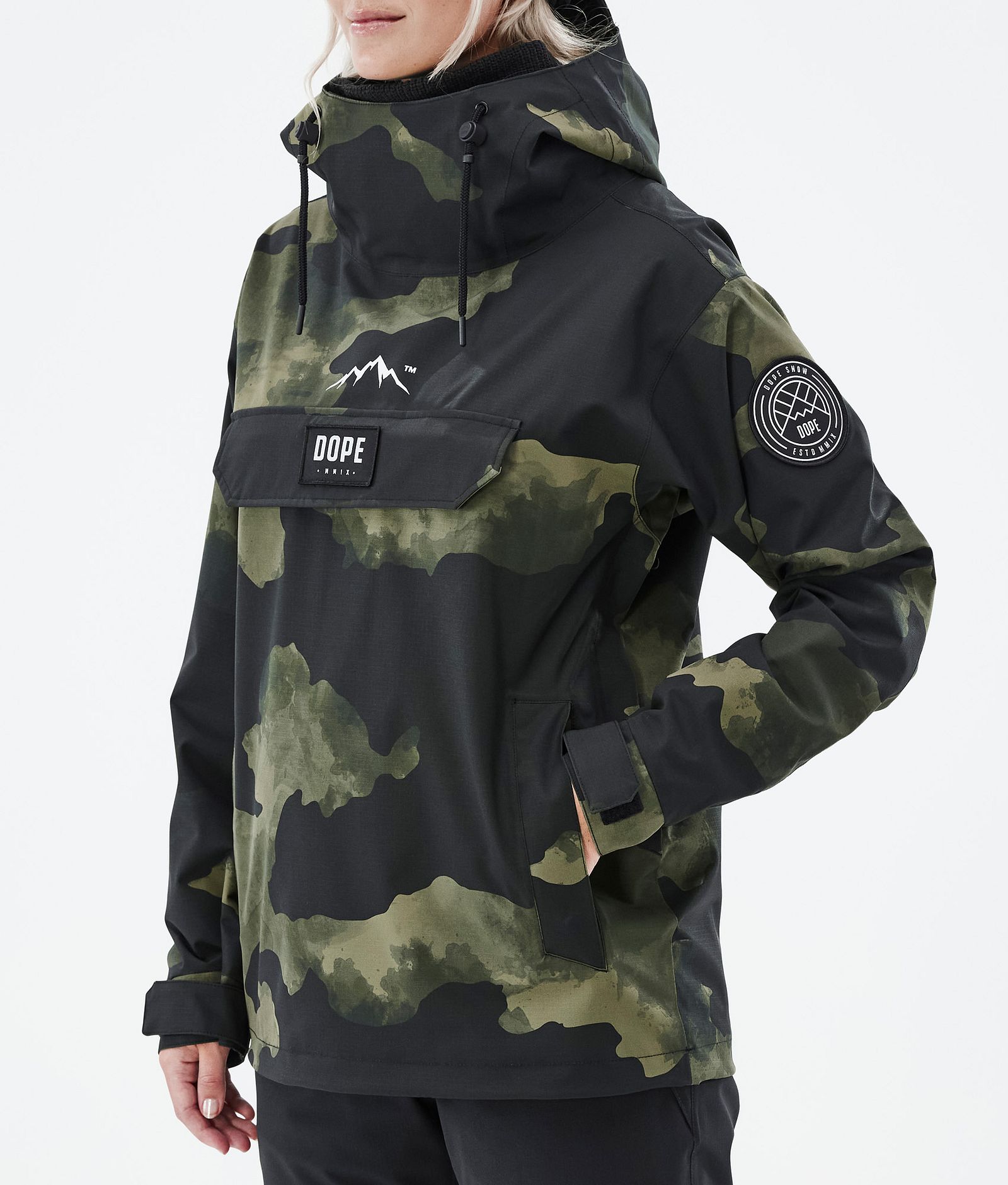 Blizzard W 2022 Kurtka Snowboardowa Kobiety Green Camo Renewed, Zdjęcie 8 z 9