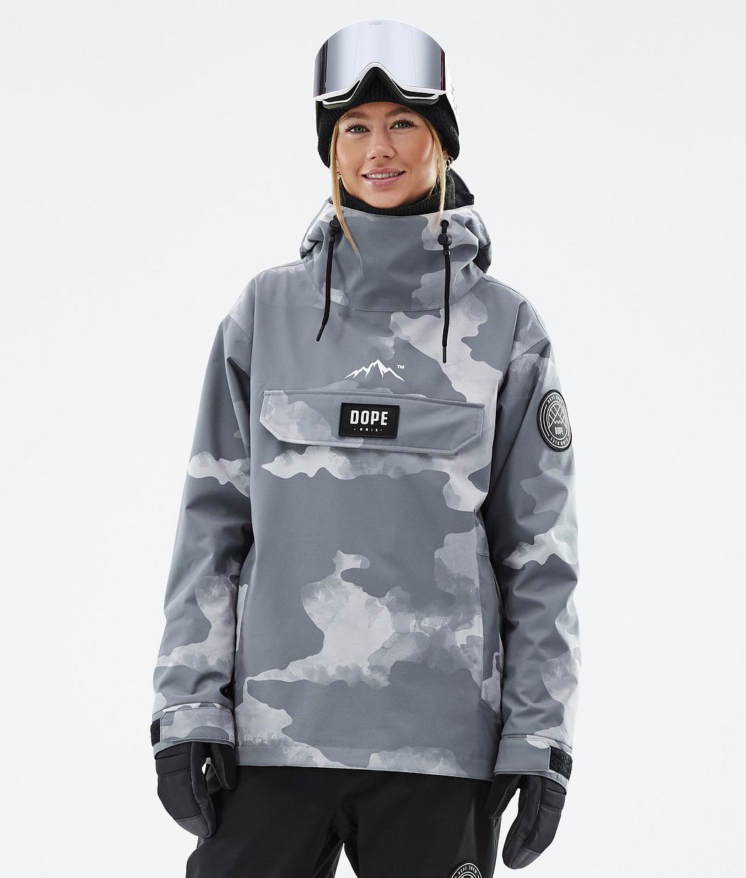 Dope Blizzard W 2022 Ski Jacket Women Stone Camo Dopesnow UK