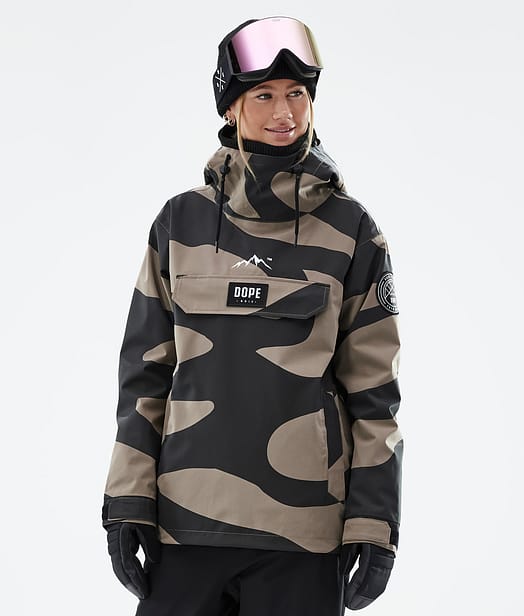 Dope Blizzard W 2022 Bunda na Snowboard Dámské Pangea Walnut