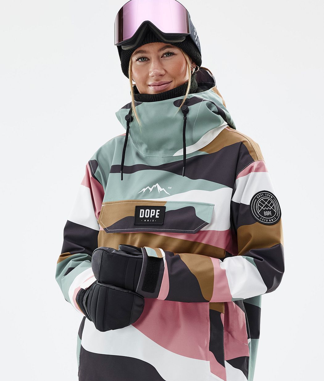 Blizzard W Snowboard Jacket Women Shards Gold Muted Pink