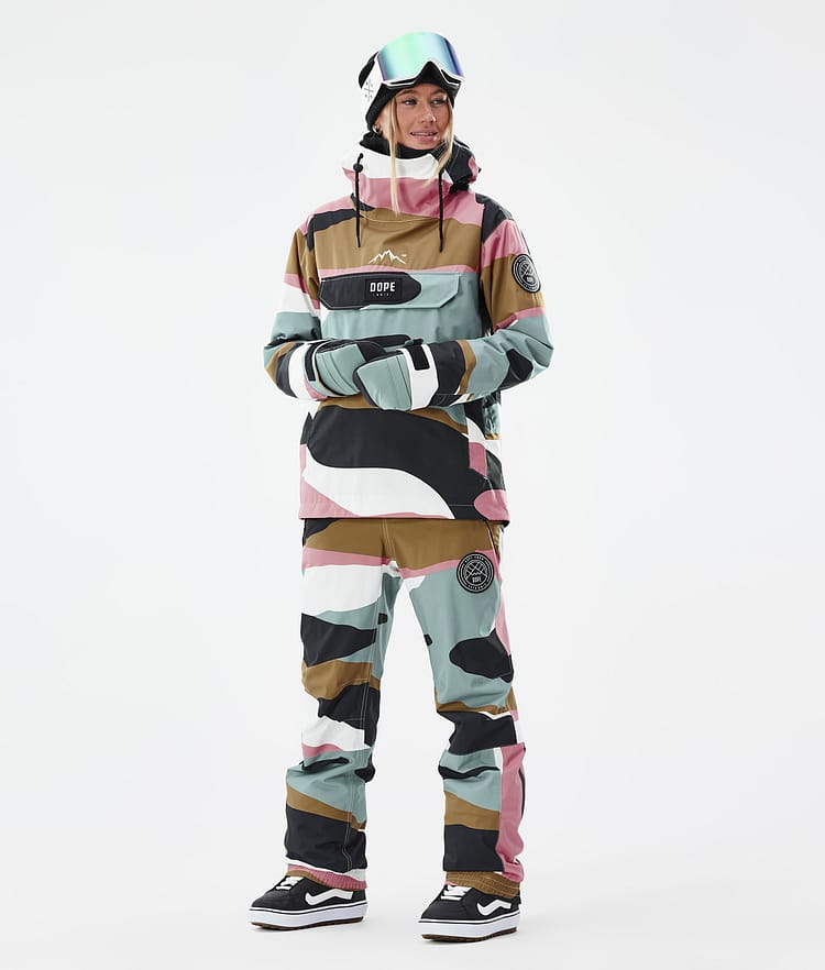 Blizzard W Snowboardjacke Damen Shards Gold Muted Pink, Bild 2 von 8