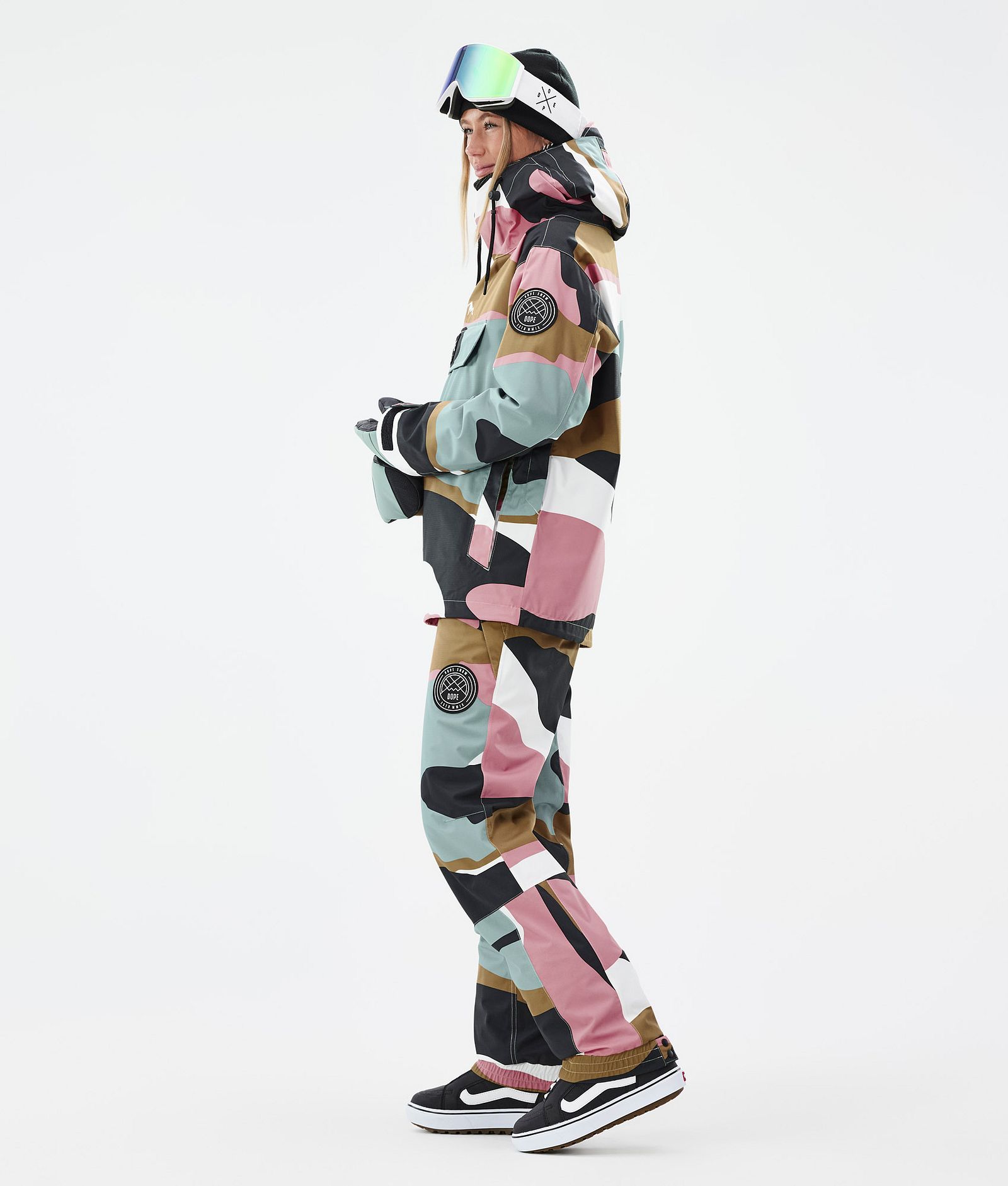 Blizzard W Snowboardjacke Damen Shards Gold Muted Pink, Bild 3 von 8