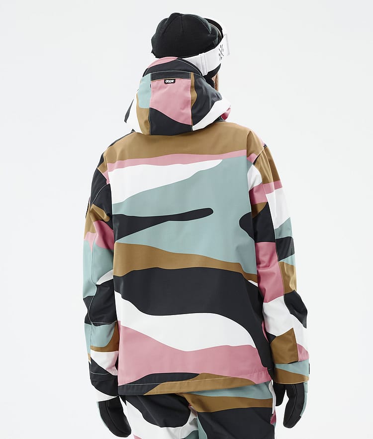 Blizzard W Snowboardjacke Damen Shards Gold Muted Pink, Bild 6 von 8