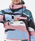 Blizzard W 2022 Giacca Snowboard Donna Shards Light Blue Muted Pink, Immagine 9 di 9