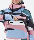 Blizzard W 2022 Snowboardjacka Dam Shards Light Blue Muted Pink Renewed, Bild 9 av 9