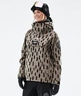 Blizzard W 2022 Kurtka Snowboardowa Kobiety Stripes Walnut, Zdjęcie 1 z 9