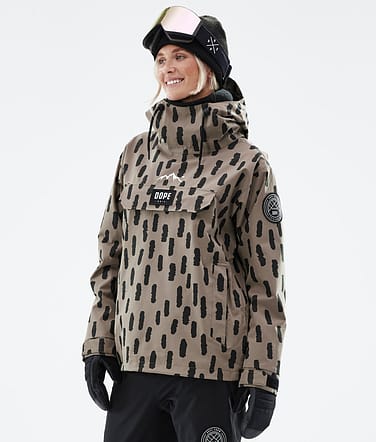 Blizzard W 2022 Chaqueta Snowboard Stripes Walnut