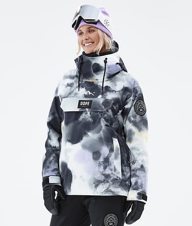 Blizzard W 2022 Bunda na Snowboard Dámské Tiedye Black Purple Renewed