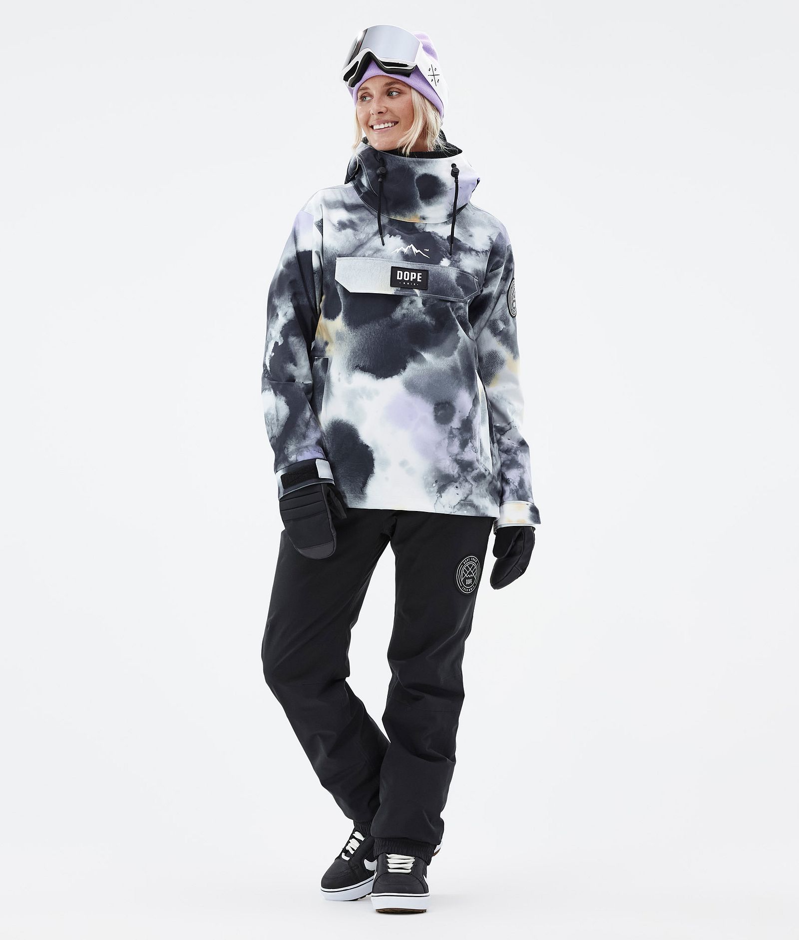 Blizzard W 2022 Chaqueta Snowboard Mujer Tiedye Black Purple Renewed, Imagen 3 de 9