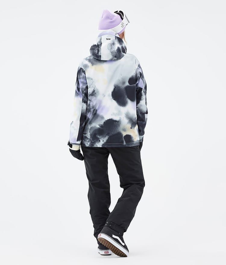 Blizzard W 2022 スノーボードジャケット レディース Tiedye Black Purple