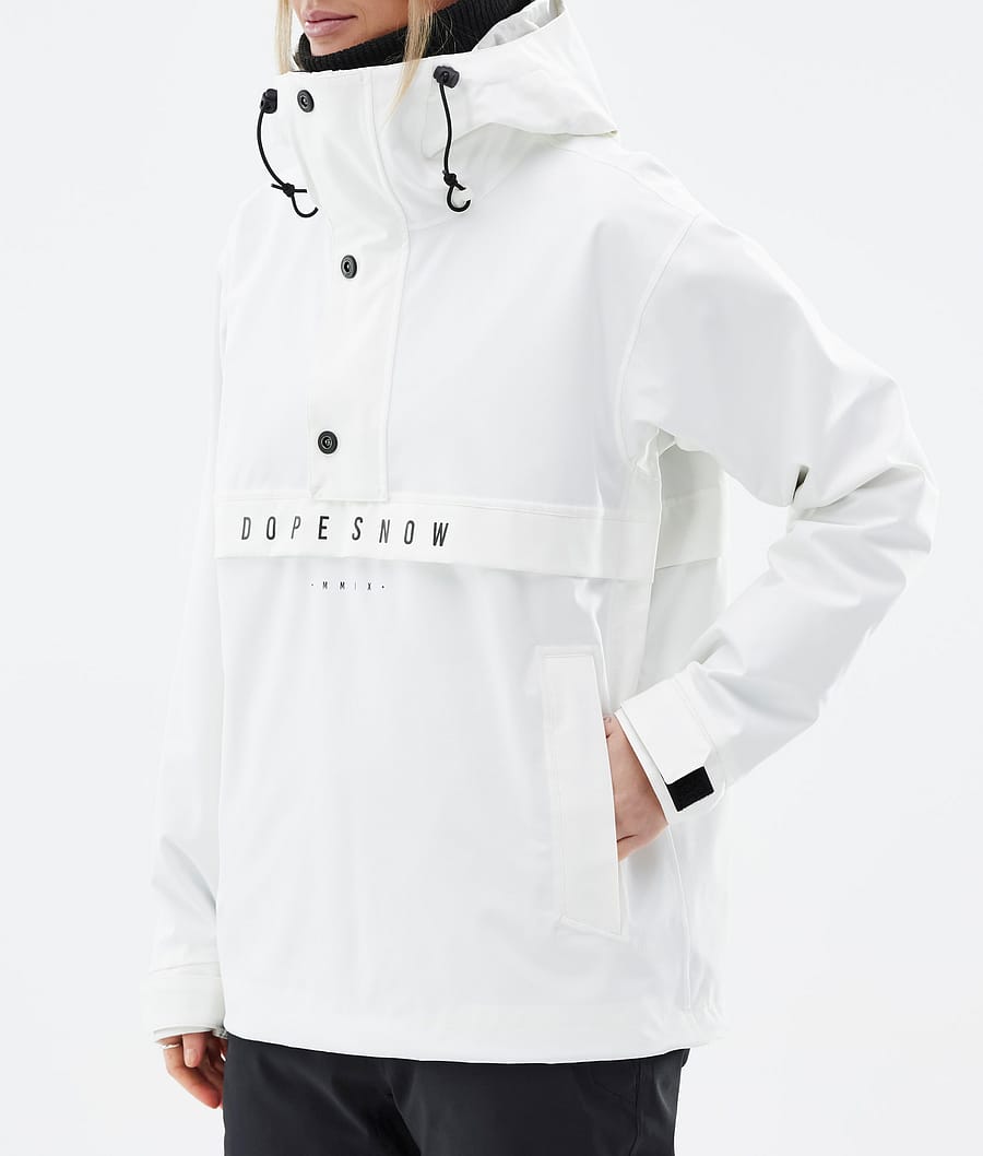 Dope Legacy W Snowboard Jacket Women Old White