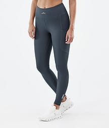 Dope Lofty Tech Legginsy Kobiety Metal Blue