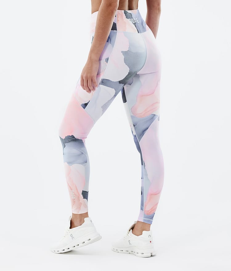 Lofty Tech Leggings Dam Blot Peach