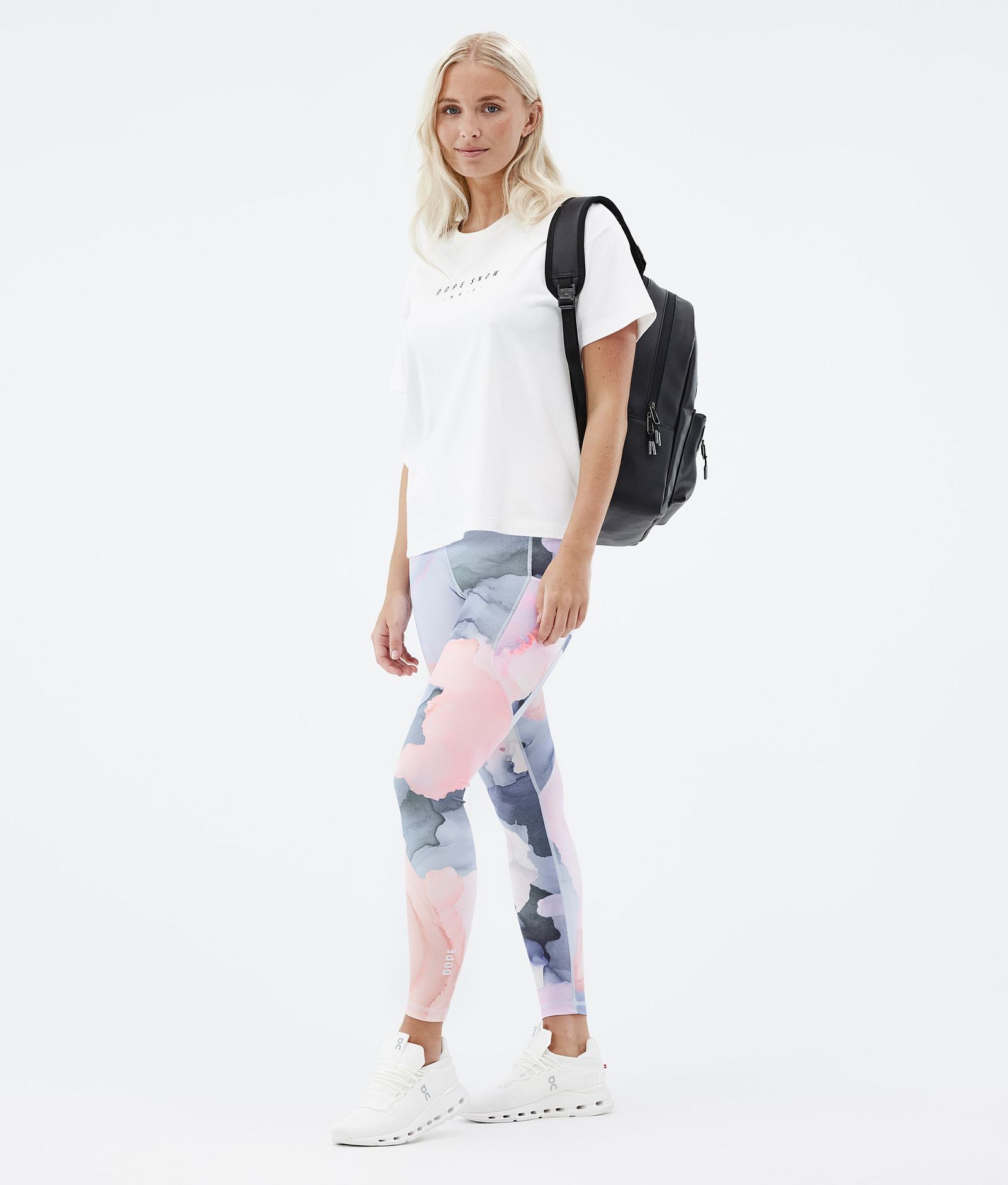 Lofty Tech Leggings Femme Blot Peach, Image 3 sur 8