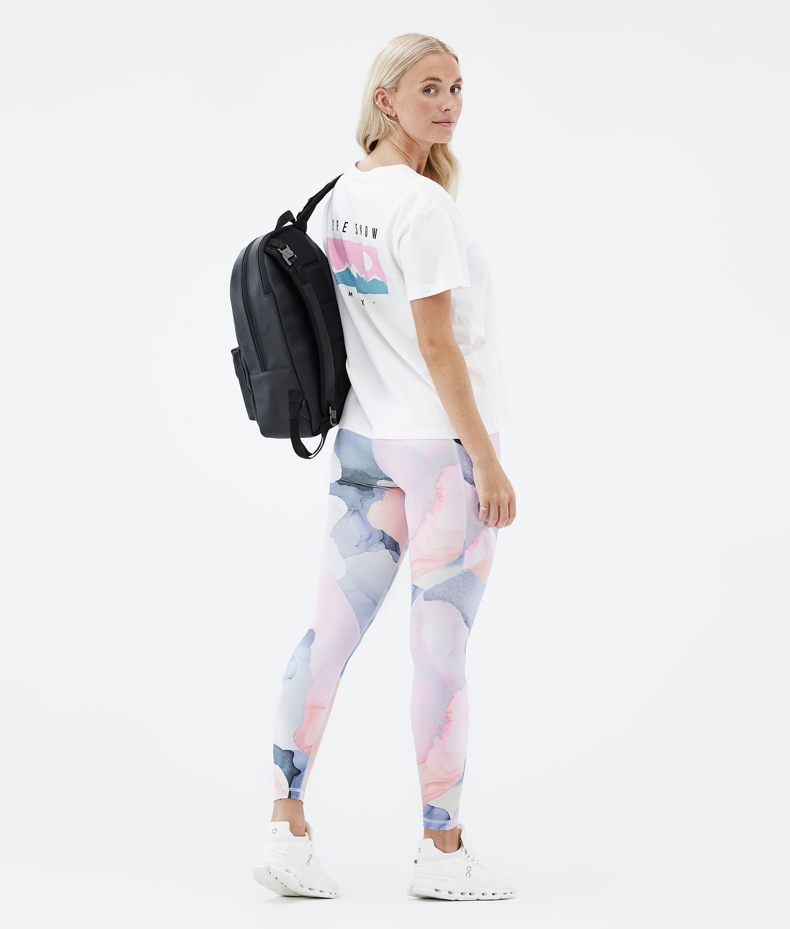 Lofty Tech Leggings Femme Blot Peach, Image 4 sur 8