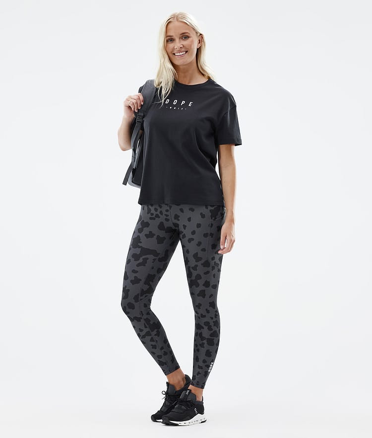 Lofty Tech Leggings Dam Dots Phantom