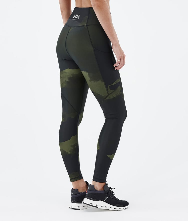 Lofty Tech Leggings Dam Green Camo, Bild 2 av 8