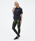 Lofty Tech Leggings Dam Green Camo, Bild 3 av 8