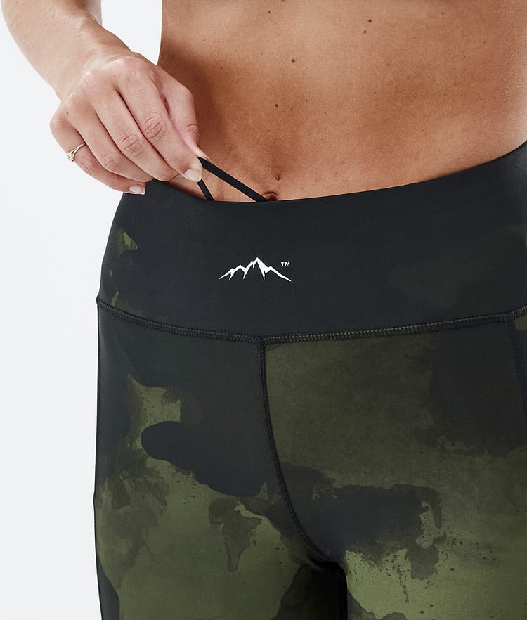 Lofty Tech Leggings Damen Green Camo