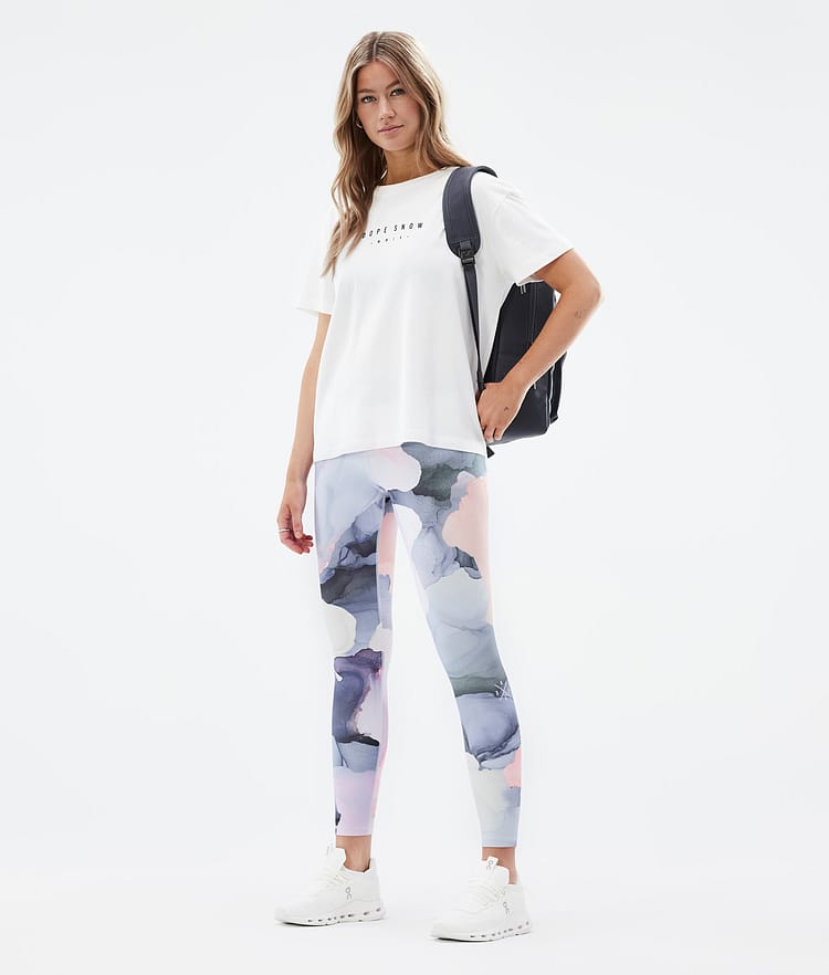 Razor Leggings Dam Blot Peach