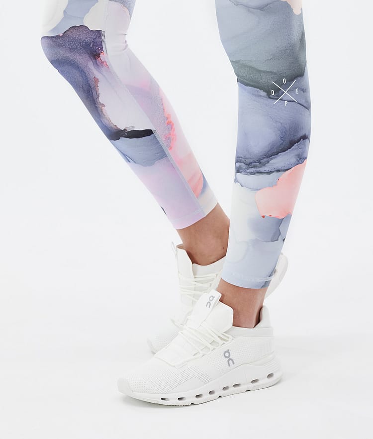 Razor Leggings Dam Blot Peach