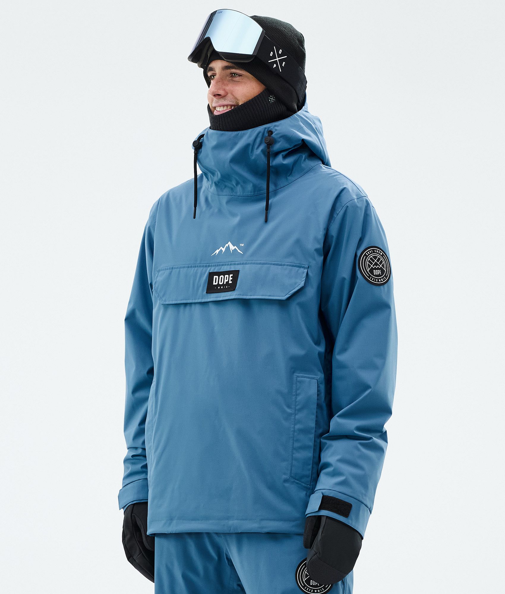 Dope Adept Snowboard Jacket Men Blue Steel | Dopesnow.com
