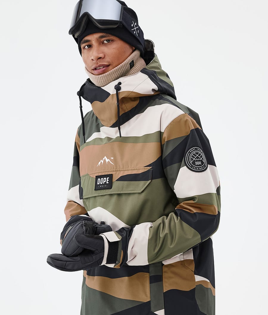 Blizzard Snowboard Jacket Men Shards Gold Green